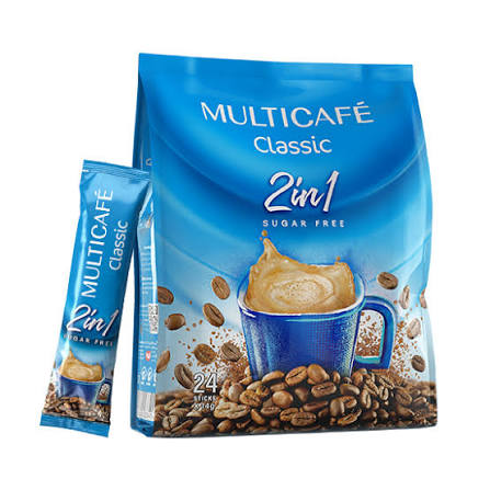 کافی میکس 2 در 1 مولتی کافه (رژیمی) 24 عددی