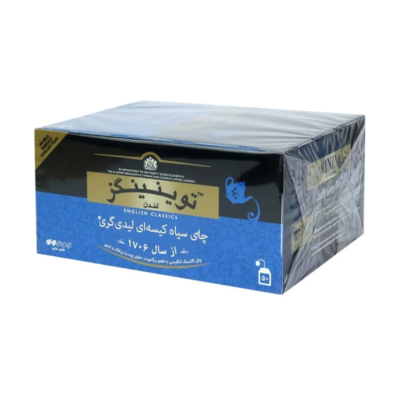 چای کیسه ای توینینگز لیدی گری 50 عددی