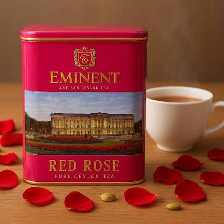 چای امیننت رد رز قوطی فلزی 400 گرم (red rose)