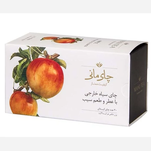 چای کیسه ای سیب برند مانی 20 عددی